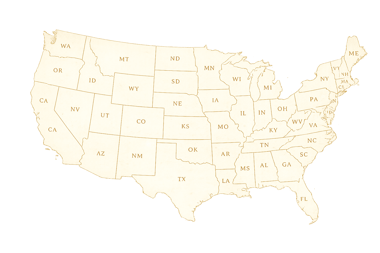 Church locator map background